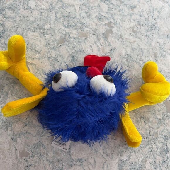 NEW Funny furry blue raspberry monster hat - Picture 6 of 7